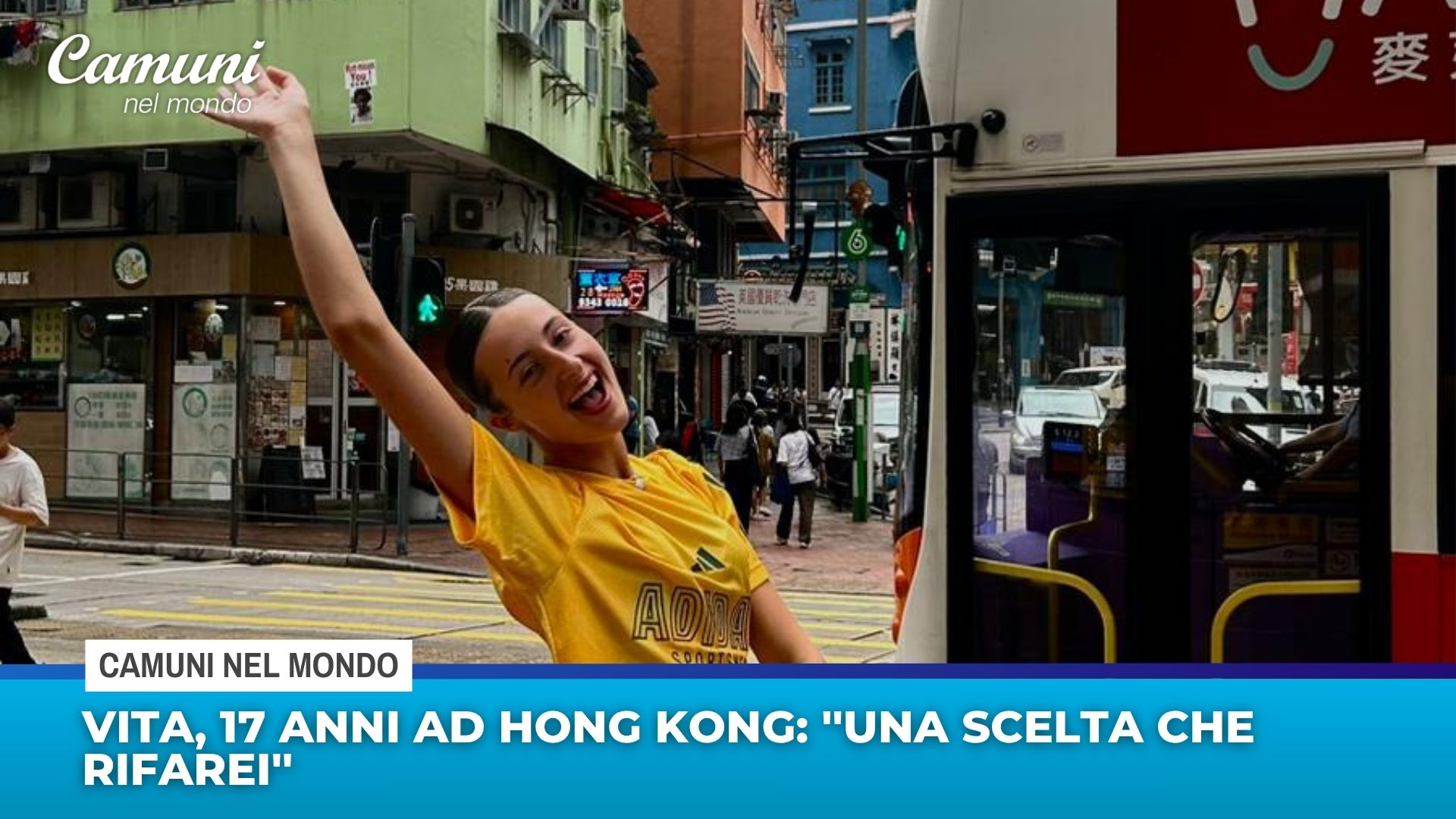 Vita, 17 anni ad Hong Kong: ''Una scelta che rifarei''