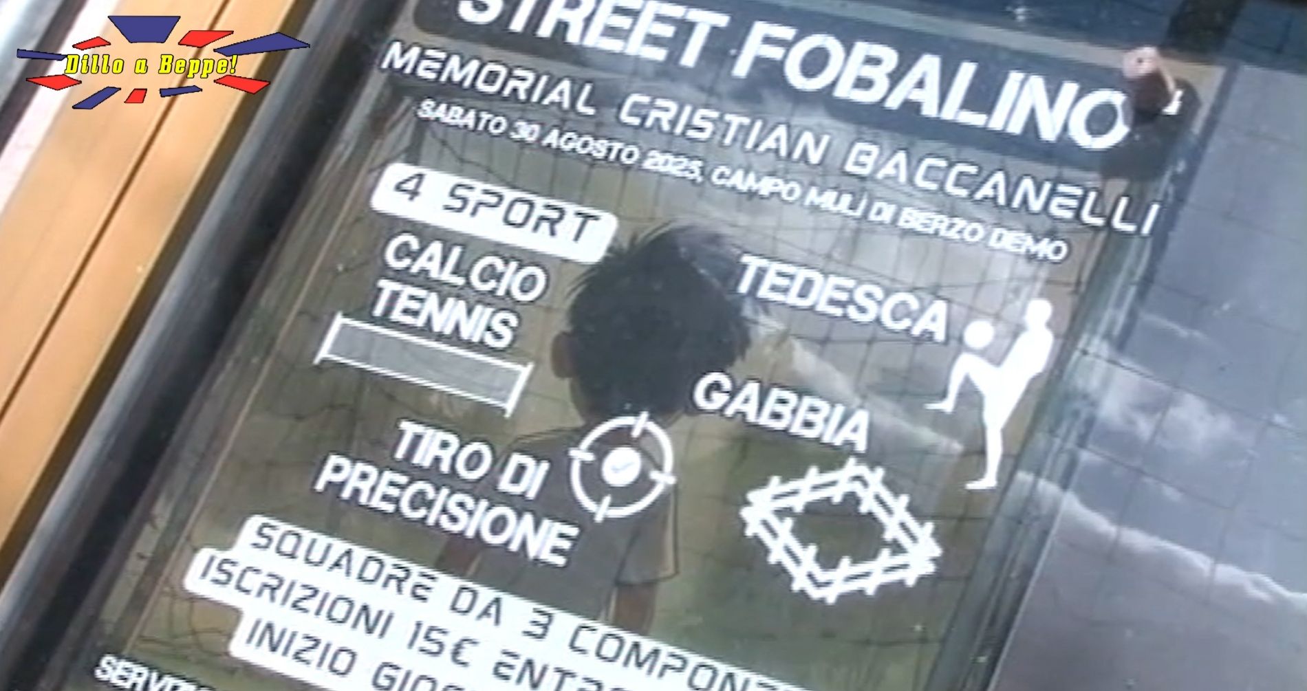 Dillo a Beppe al torneo di Street Fobalino