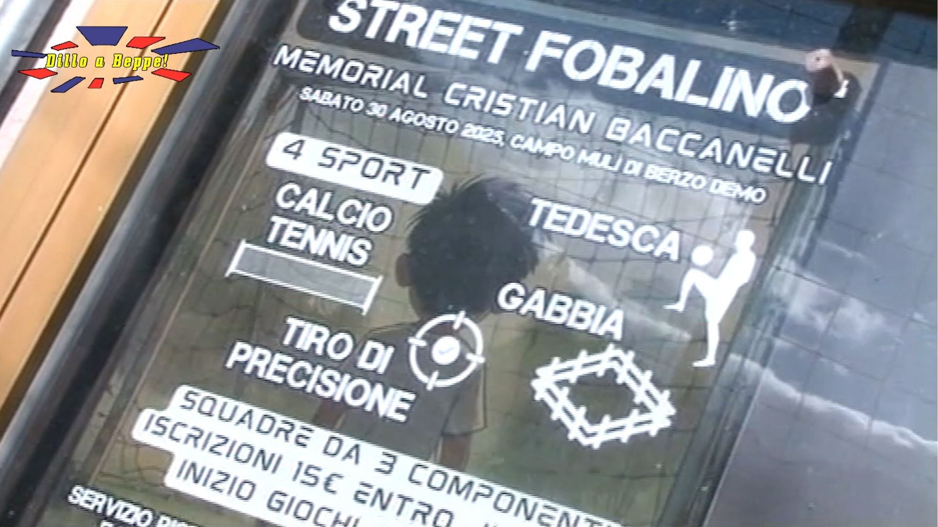 Dillo a Beppe al torneo di Street Fobalino