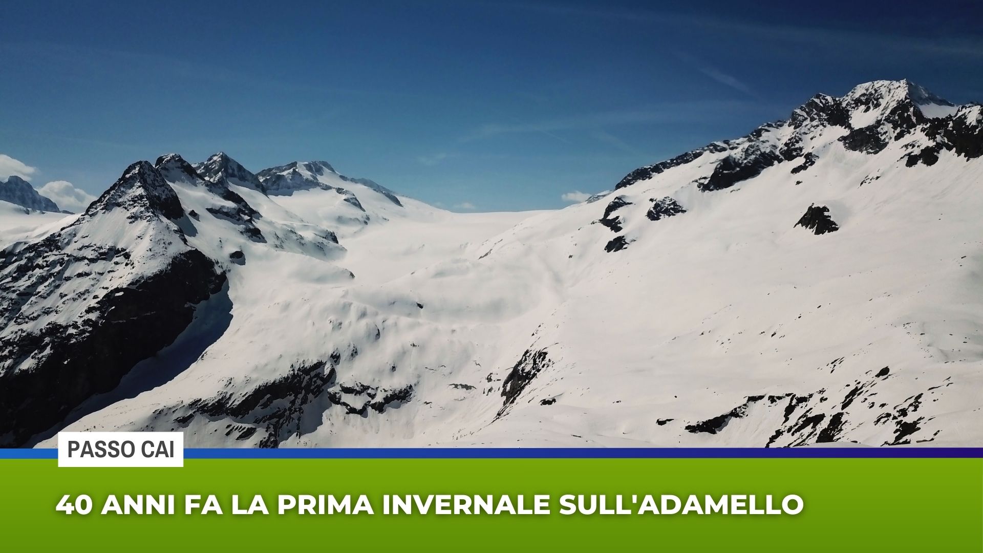 40 anni fa la prima invernale sull'Adamello