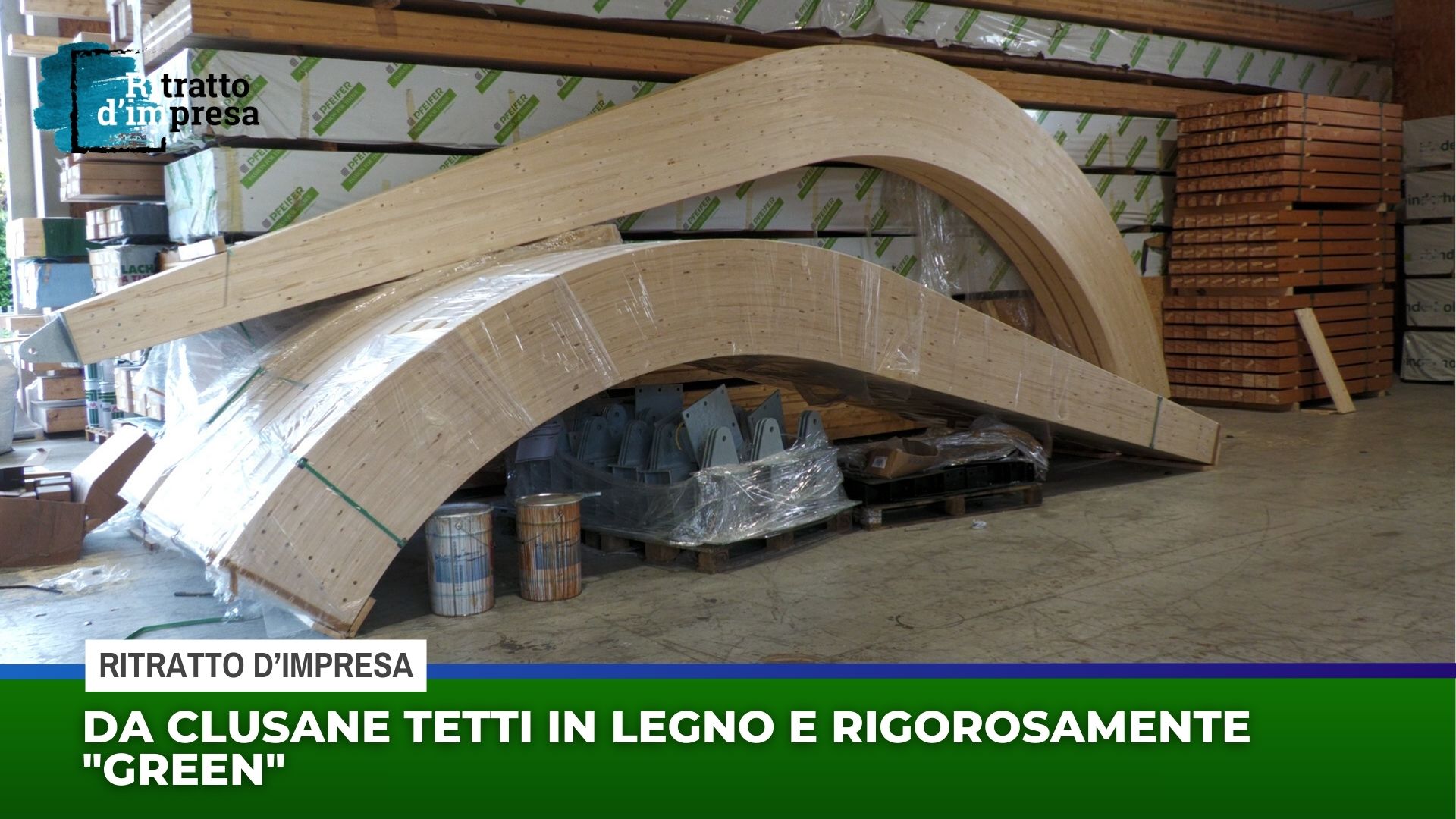 Da Clusane tetti in legno e rigorosamente ''green''
