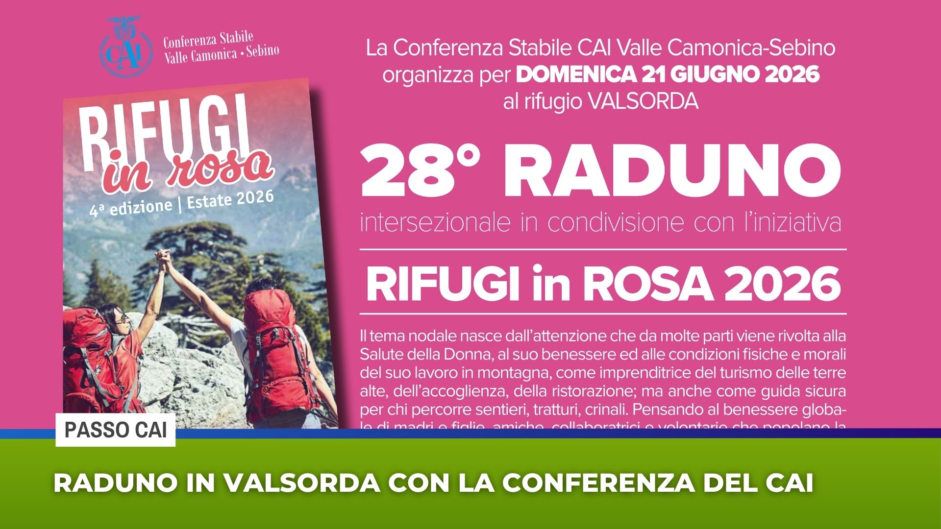 Raduno in Valsorda con la conferenza del Cai