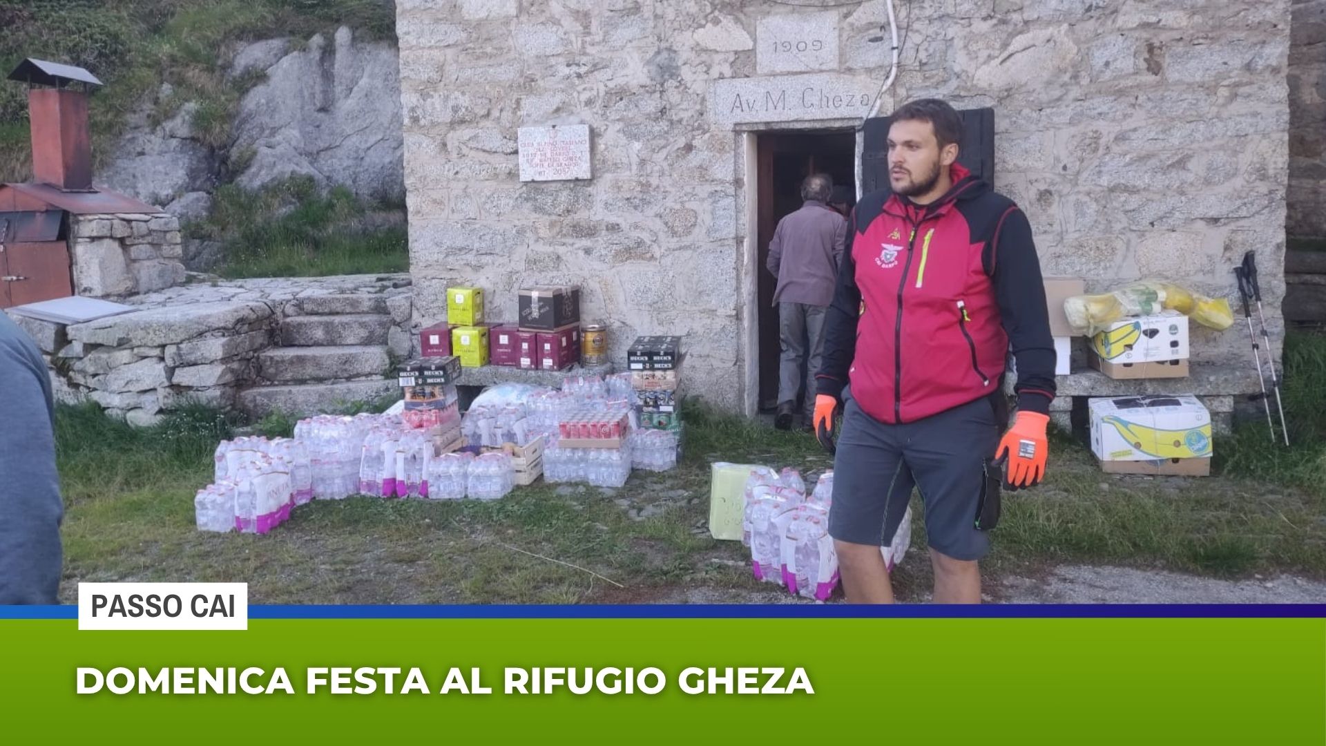 Passo Cai:domenica festa al rifugio Gheza del Cai Darfo