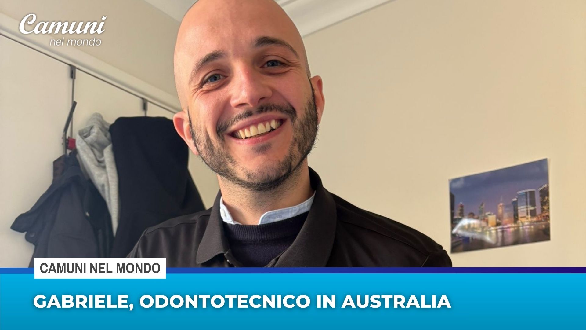 Gabriele, odontotecnico in Australia
