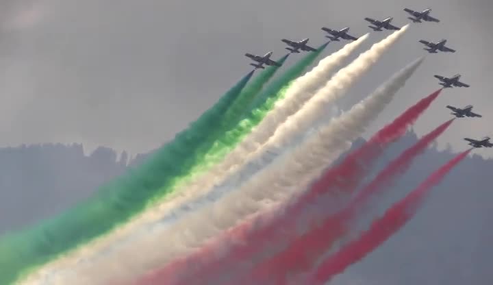 LOVERE - Prove generali per le Frecce Tricolori - TeleBoario