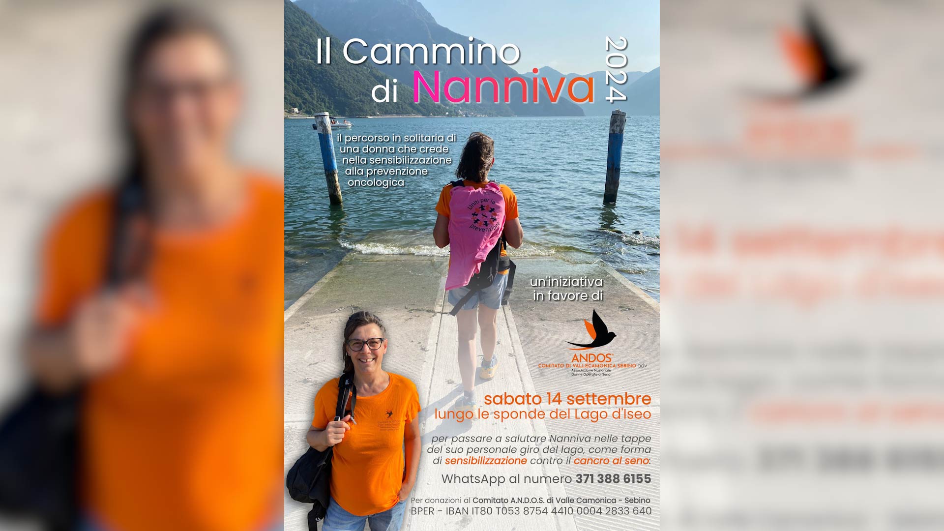 Il 14 settembre torna il Cammino di Nanniva per la prevenzione