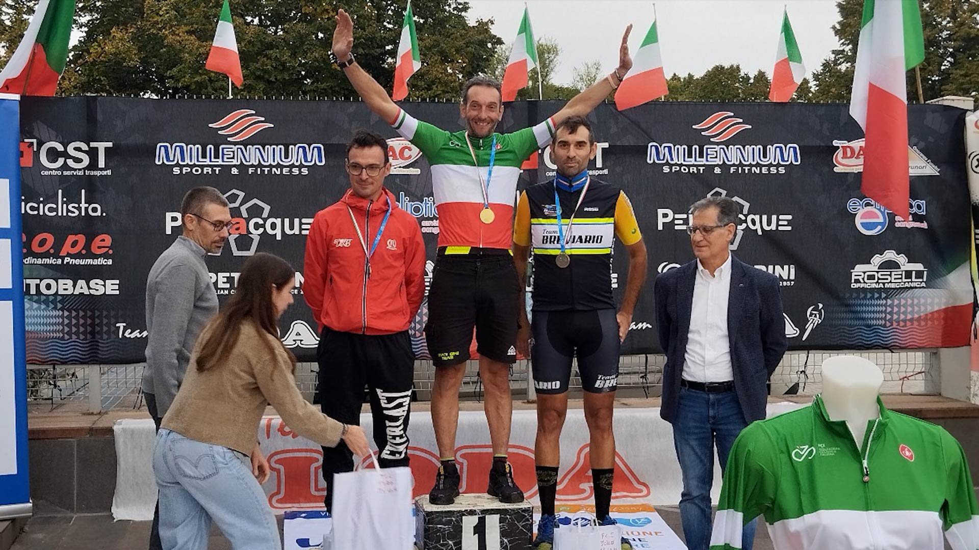 Enzo Gnani campione italiano di salita della montagna